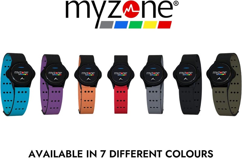MYZONE MZ-Switch Replacement Arm & Wrist Straps - Red - Vibrant, Adjustable & Comfortable Replacement Fitness Band for the MZ-Switch - Image 4
